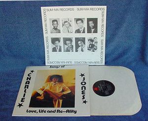 Charlie Jones Songs of Love Life LP Insert Signed