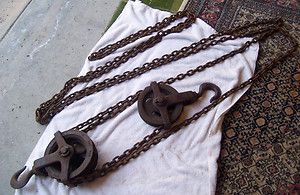   Boy 1 Ton Chain Fall Differential Hoist Chisholm Moore NY USA