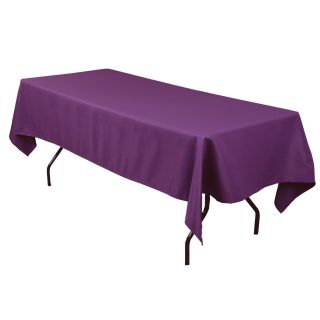 60 x 126 in Polyester Tablecloth for Wedding Kitchen or Reception 
