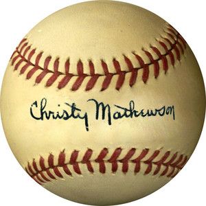 Christy Mathewson Replica Signed Autographed Baseball