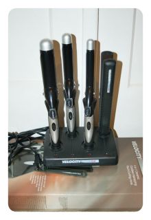 CHI Velocity Flat Iron and Curling Irons Set of 4Versatile All in One 