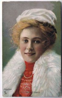 Vintage Miss Pauline Chase Postcard American Actress Raphael Tuck 