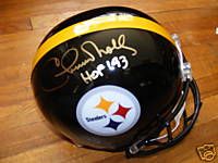 Chuck Noll Autographed Full Size Helmet Steelers RARE