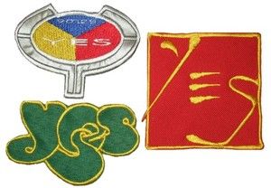 Set Yes Embroidered Patches Jon Anderson Chris Squire
