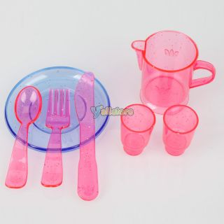 New for Children Play House Toys Simulation Tableware Kitchenware Suit 