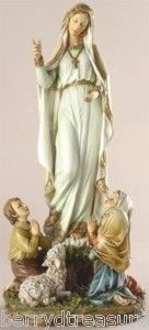 12 Our Lady of Fatima Children Statue Blessed Mother