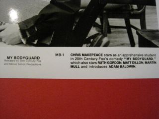 Chris Makepeace My Bodyguard 1980 Classroom Still 3E