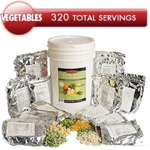 Emergency Food Supply Chefs Banquet Freeze Dried Vegetable Variety 