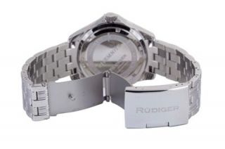 New Rudiger Mens Chemnitz Stainless Steel Wrist Watch R2000 04 001 No 