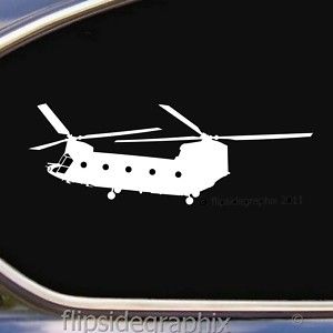 CH 47 Chinook Helicopter Aircraft Pilot Window Decal Sticker SK R01 