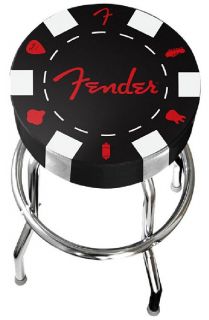 fender 24a a a poker chip style bar stool our price $ 65 99