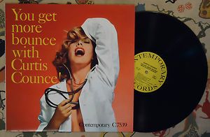   Bounce with Curtis Counce LP 1957 OJC re Cheesecake Cover Mint