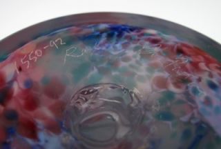 Exquisite Signed Chris Pantano Reef Series Australian Studio Art Glass 