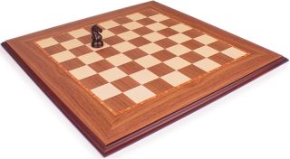 black walnut maple molded edge chess board 2 375 squares special  