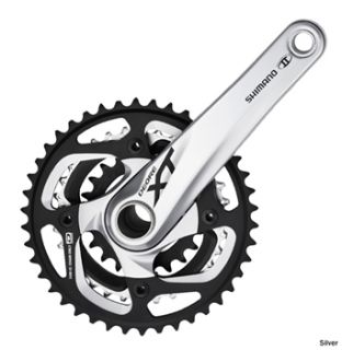 see colours sizes shimano xt m780 10 speed triple chainset 196