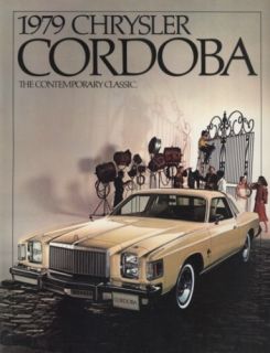 1979 Chrysler Cordoba Dealer Sales Brochure Book