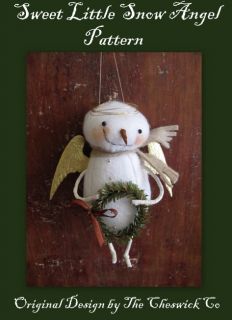 Sweet Little Snow Angel Ornament Kit New Cheswick Company