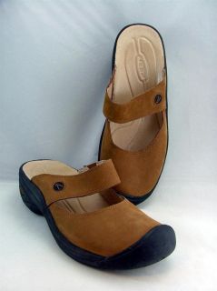Womens Shoes Sz 10 5US 41EU Keen Saratoga II Earth Tan Mary Janes