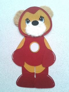 Super Hero Avenger Iron Man Costume Summer Spring Tear Bear Kira AP4P