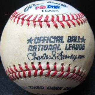  Meer Signed Autographed Charles Feeney Baseball PSA DNA I62023