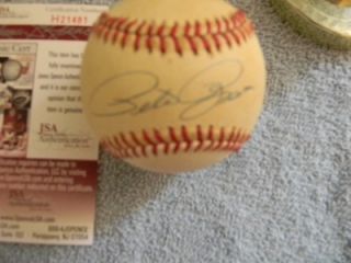 RARE 1983 Pete Rose Autographed Baseball JSA COA Authenticated Sharp