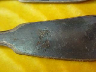 Antique Collectible Fiddle C C Co Spoon and Reed Barton Forks