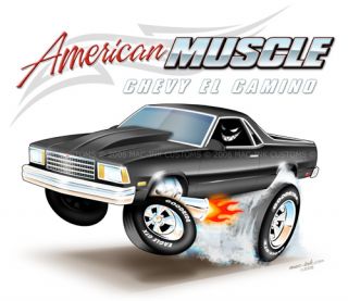 78 81 Chevy El Camino American Muscle T Shirt 79 80