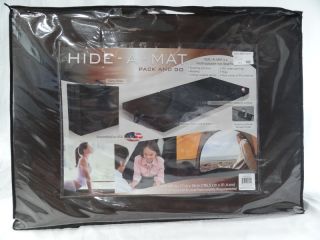 Hide A Mat Pack and Go Multi Purpose Mat Chocolate or Blue