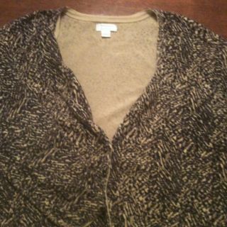 Christopher & Banks Womens Cardigan Knit Top. XL
