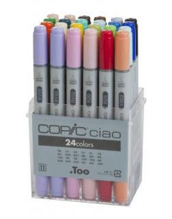 Copic Ciao Markers 24 Color Set Basic Set
