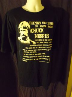 Chuck Norris Things You Need To Know About Chuck Norris T Shirt