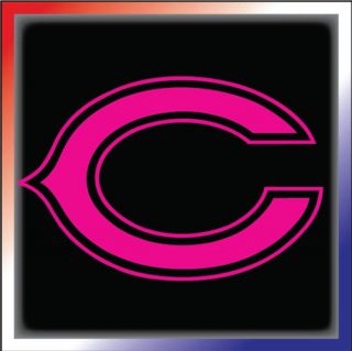 Chicago Bears Sticker Decal Ladies Pink Quality