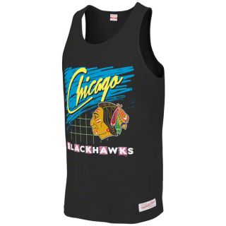  Chicago Blackhawks Neon Tank Top