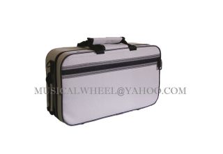 Clarinet Case with Shoulder Strap Case Only Light Grey