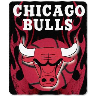 chicago bulls 50x60 hot shot fleece throw