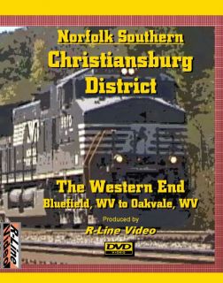 Norfolk Southern DVD Christiansburg Dist The Western End Bluefield to