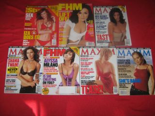Maxim FHM Stuff Christina Applegate, Alyssa Milano, Shannon Elizabeth