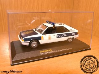 Citroen BX 1 43 Spain Spanish Police 1992 Mint
