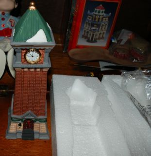 Holiday Time Clock Tower. Lionel Trains, Marx Trains & More. Christmas