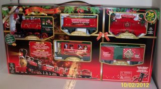 Radio Control Santa Express Holiday 35 Piece Holiday Train Set