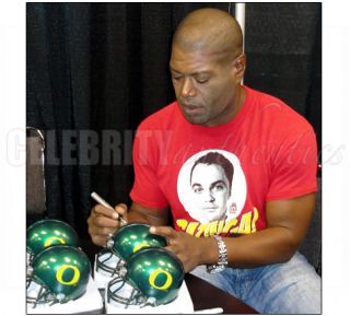 Christopher Judge Autographed Oregon Ducks Mini Helmet