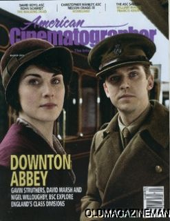 Downton Abbey American Cinematographer March 2012 Michelle Dockery Dan