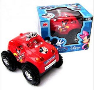 Creative Mickey mouse Electric Auto turn Car Baby child Gift Lovely