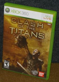 Clash of The Titans The Videogame Xbox 360 Video Game Bin for
