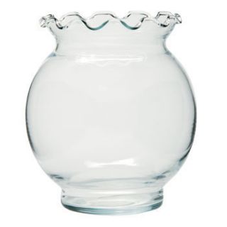 12 clear Classic Fluted Ivy Glass Wedding Shower Decorative Vase Beta