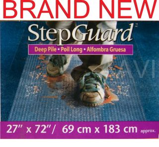  Clear Deep Pile 27x6 Vinyl Carpet Saver Protector Runner