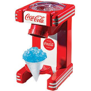 NEW Coca Cola Snow Cone Maker Classic Home Frosty Flavored Shaved Ice
