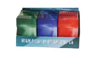  Plastic Cigarette Case 6 Count Durable Multi Colors Cases Ohm