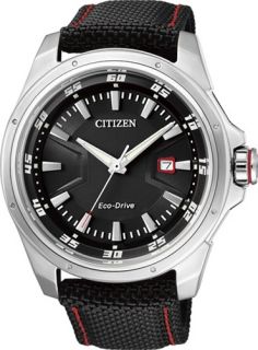 Citizen Eco Drive WR 100M Nylon Mens Watch BM6745 08E