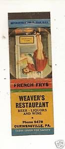 Weavers Restaurant Curwensville PA Clearfield MB